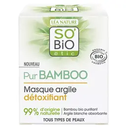 So'Bio Étic Pur Bamboo Masque Argile Détoxifiant Bio 50ml