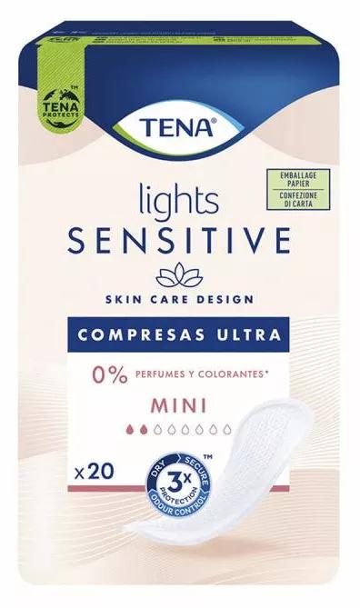 TENA Lights Sensitive Protegeslip Mini Ultra 20 unidades
