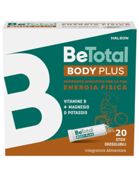 Be-Total Body Plus Integratore Alimentare Vitamina B Magnesio Potassio Adulti 20 Bustine