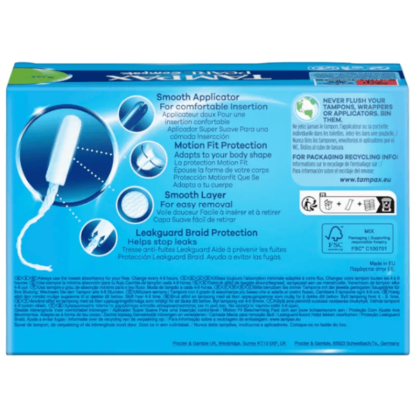 Tampax Pearl Compak Super Tampons 36 stuks