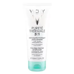 Vichy Capital Soleil Crème Onctueuse Protectrice SPF50+ 50ml + Pureté Thermale Lait Démaquillant Intégral 3 en 1 100ml Offert