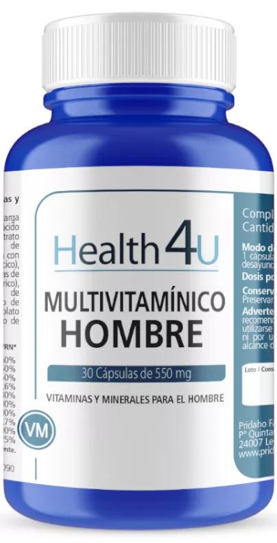 H4U Multivitamines Hommes 30 Gélules