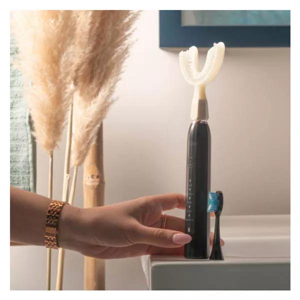 Y-Brush DuoBrush Cepillo de Dientes Eléctrico, Y-Brush y Cepillado Rápido Tradicional