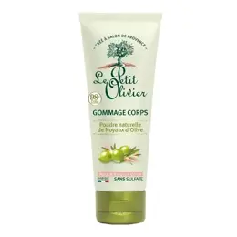 Le Petit Olivier - Gommage Corps - Poudre Naturelle De Noyaux D'Olive 200ml