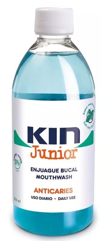 Kin Enjuague Bucal Junior Menta Suave 500 ml