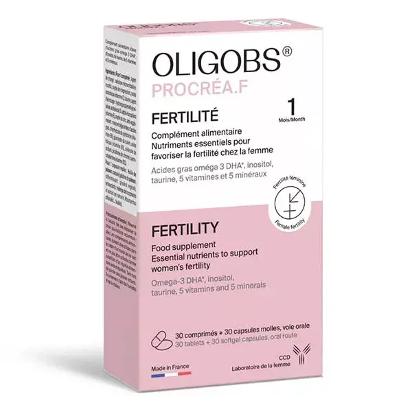 Oligobs Procrea.f 30 capsules + 30 omega 3 capsules