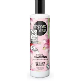 Organic Shop Water Lily and Amaranth Colored Hair Shine Shampoo 280 ml