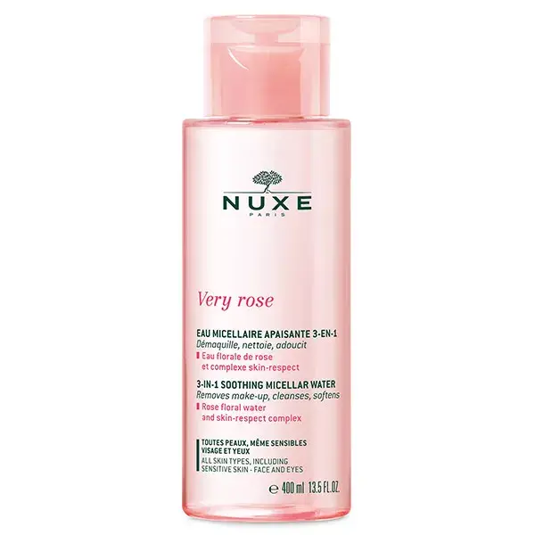 Nuxe Very Rose Soothing Micellar Water 3 in 1 All Skin Types 400ml
