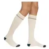 Sigvaris Styles Motifs Marinière Homme Chaussettes Classe 2 Normal Taille S Écru