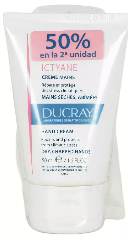 Ducray Ictyane Hand Cream 2x50 ml