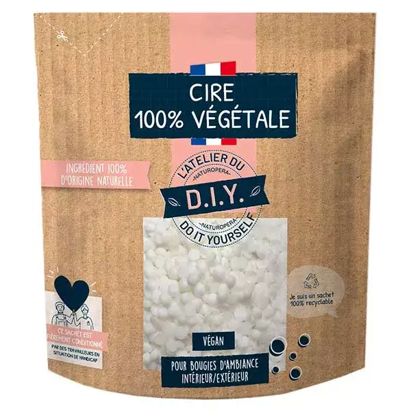 L'Atelier du DIY Ingrédient Cire 100% Végétale 500g