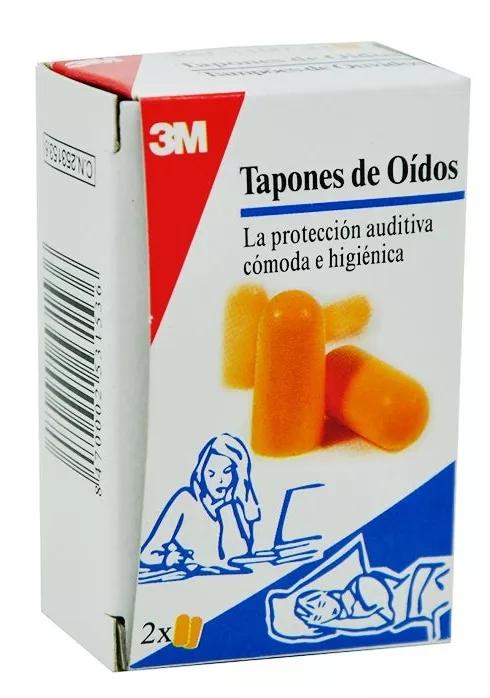 3M Tapones De Oídos Dos Pares Por Caja