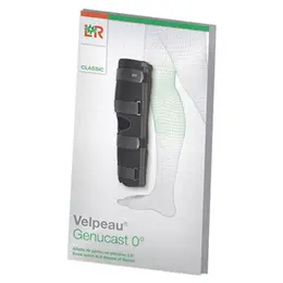 Velpeau Genucast 0° Attelle de Genou Taille 2 Noir