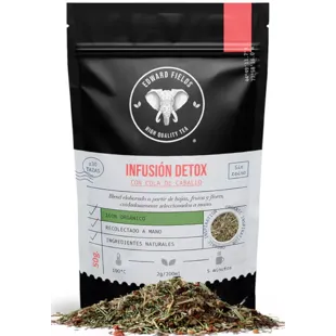 Edward Fields Tea Infusión Detox Cola De Caballo Ecológica Granel 50 gr