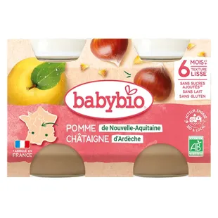 Babybio Mes Fruits Vasetti Castagne dai 6 mesi 2 x 130g