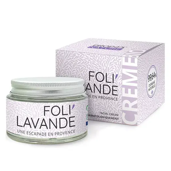 Propos'Nature - Crème visage Foli'Lavande Bio - 99% naturelle - 50ml