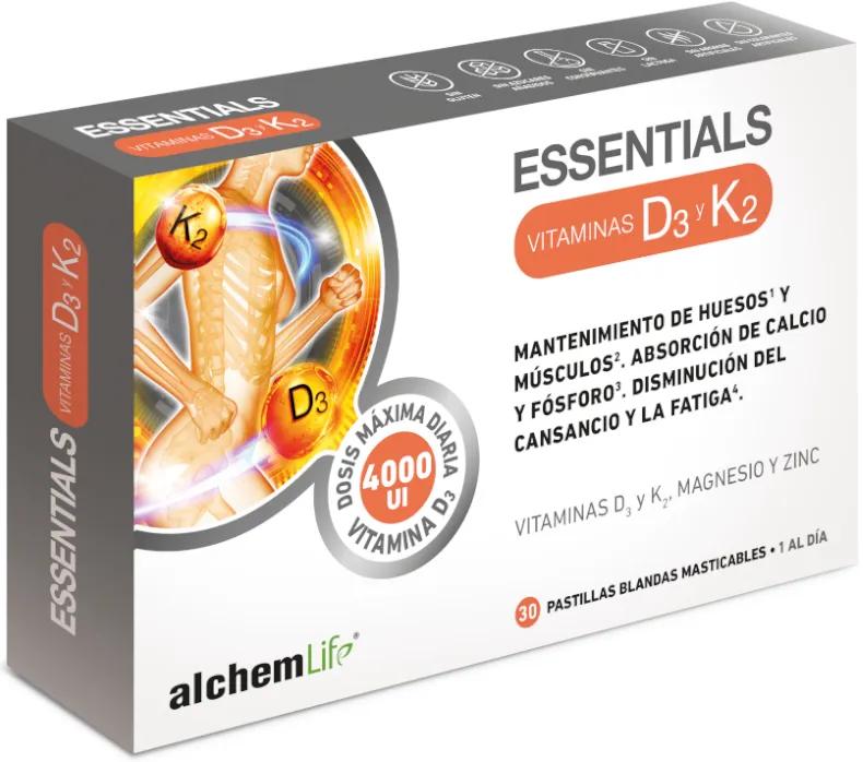 Alchemlife Essentials Vit D3+K2 30 Chewable Softgels
