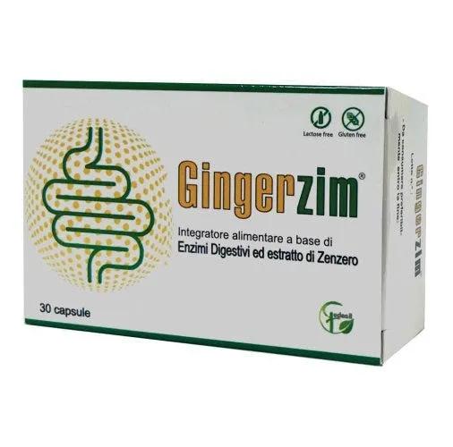 Gingerzim Integratore per la Corretta Funzione Digestiva 30 Capsule