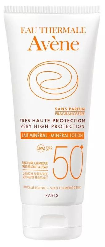 Avène Solar Leche Mineral SPF50+ 100 ml