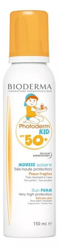 Bioderma Photoderm Kid Mousse SPF50+ Espuma Ultrasuave UVA39 150ml