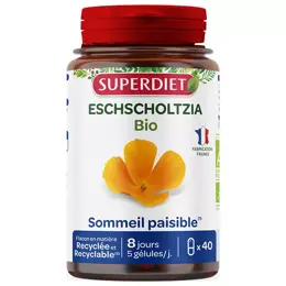 Superdiet Eschscholtzia Bio 40 gélules