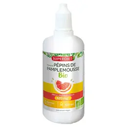 Superdiet Extrait de Pépins de Pamplemousse 420mg Bio 100ml