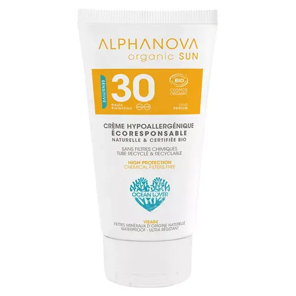 Alphanova Sun Hypo SPF30 Organic Sun Cream 50ml