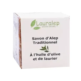 Lauralep Sapone d'Aleppo Tradizionale Olio di Alloro 200g