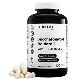 Hivital Saccharomyces Boulardii 10 Billion CFU 120 Capsules