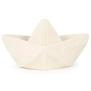 Oli&Carol White Origami Boat Teether