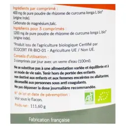 Mieux Vivre La Vie Curcuma Bio 180 comprimés