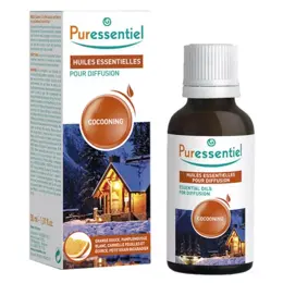 Puressentiel Diffusion Mélange Huiles Essentielles Diffuse Cocooning 30ml