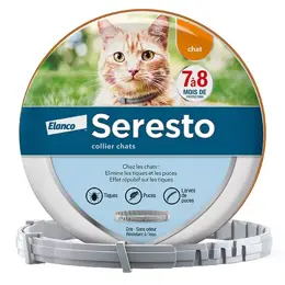 Seresto Chat Collier Anti-Puces et Anti-Tiques 1 unité