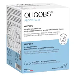 Oligobs Procréa M 30 sachets + 30 capsules