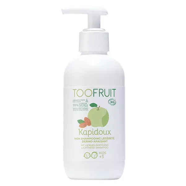 Toofruit Kapidoux Dermo-Soothing Shampoo with Green Apple + Sweet Almond 200ml