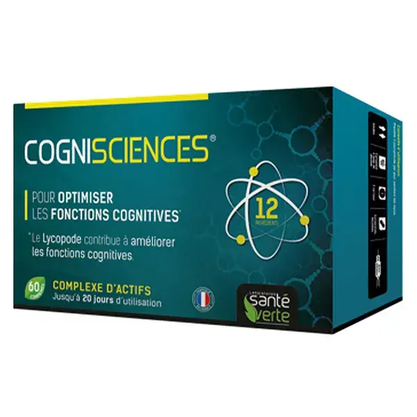 Santé Verte  Cogni'Sciences 60 tablets