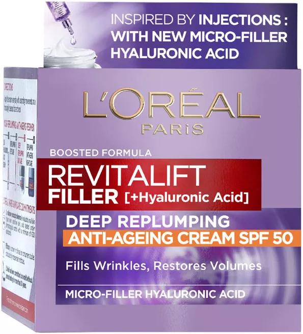 L'Oréal Paris Revitalift Filler Crème de Jour SPF50 50ml