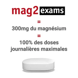 MAG 2 Examens Magnésium Marin Vitamine B6 Concentration 30 comprimés