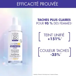 Léa Nature SO BiO étic Lumilys C Sérum Éclat Correcteur Anti-Tâches Bio 30ml