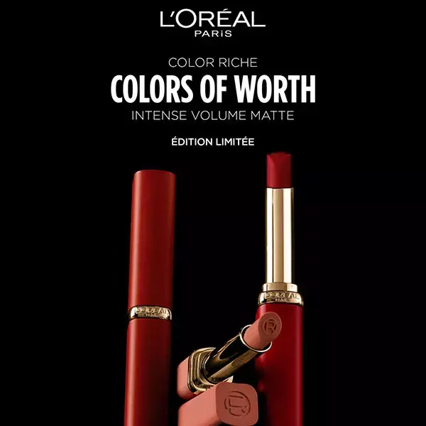 L'Oréal Paris Intense Volume Stylo à Lèvres Matte Colors of Worth N°600 Nude Audacieux 1,8g