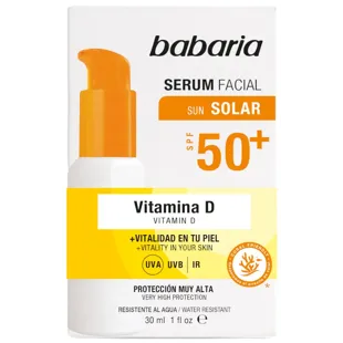 Babaria Vitamin D Solar Serum SPF50+ 30 ml