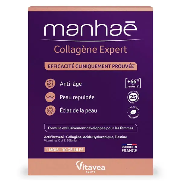 Manhaé Collagen Expert Anti-Aging Plumped Skin Skin Radiance 30 capsules