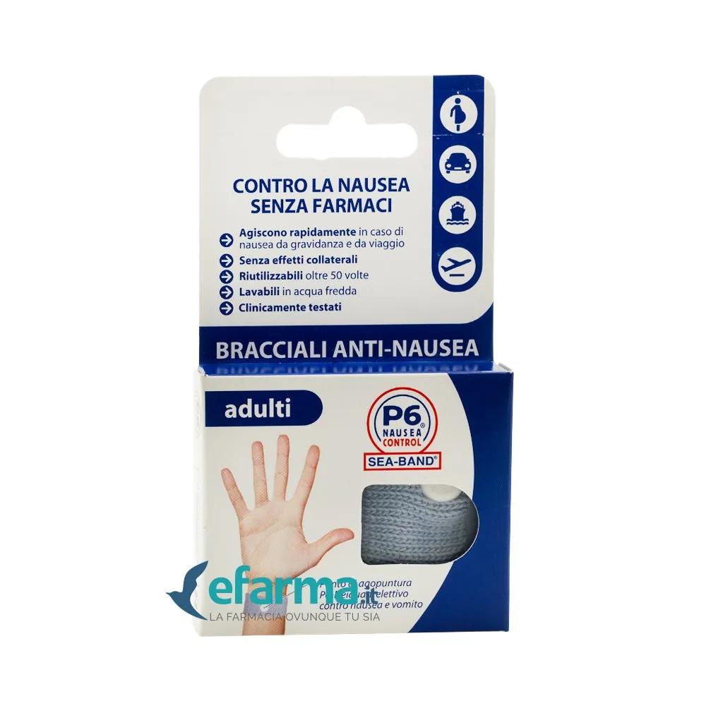 P6 Nausea Control Bracciali Antinausea 2 Pezzi