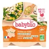 Babybio Repas Midi Assiette Pomme de Terre Haricots Verts Dinde +12m Bio 230g