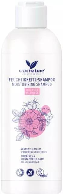 Cosnature Shampoing Hydratant à la Rose Sauvage Bio 200 ml