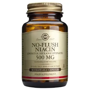 Solgar niacin 500 mg not flushing 50 c