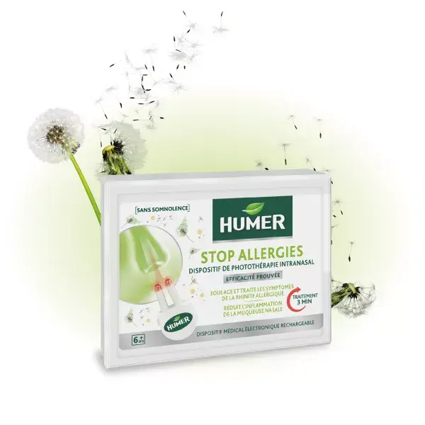 Humer Stop Dispositivo de fototerapia intranasal para alergias