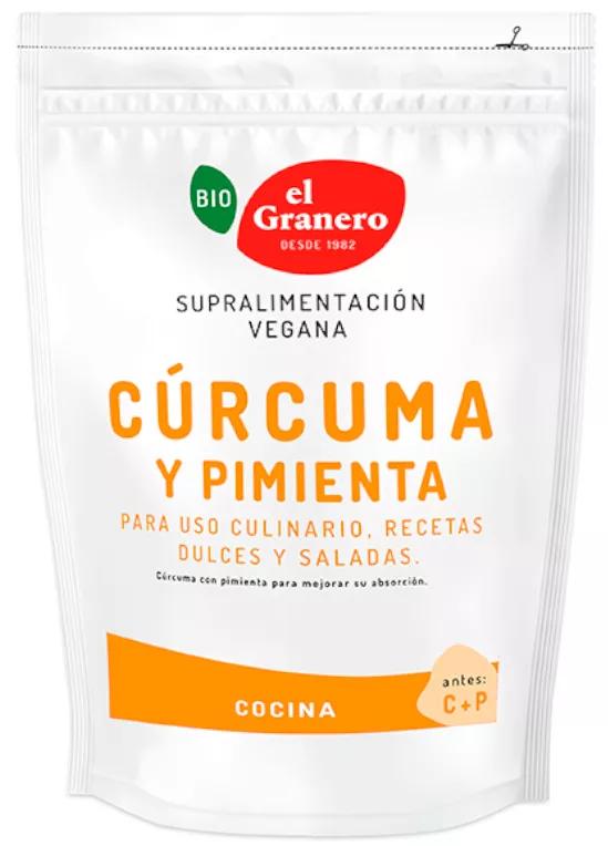 El Granero Integral Kurkuma und Pfeffer BIO Plus 200 gr