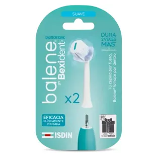 Balene By Bexident Soft Electric Toothbrush Replacement 2 pcs
