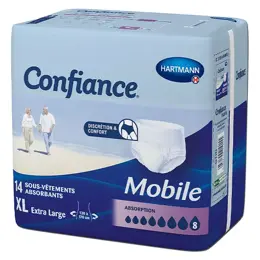 Hartmann Confiance Mobile Absorption 8 Gouttes Taille XL 14 sous-vêtements